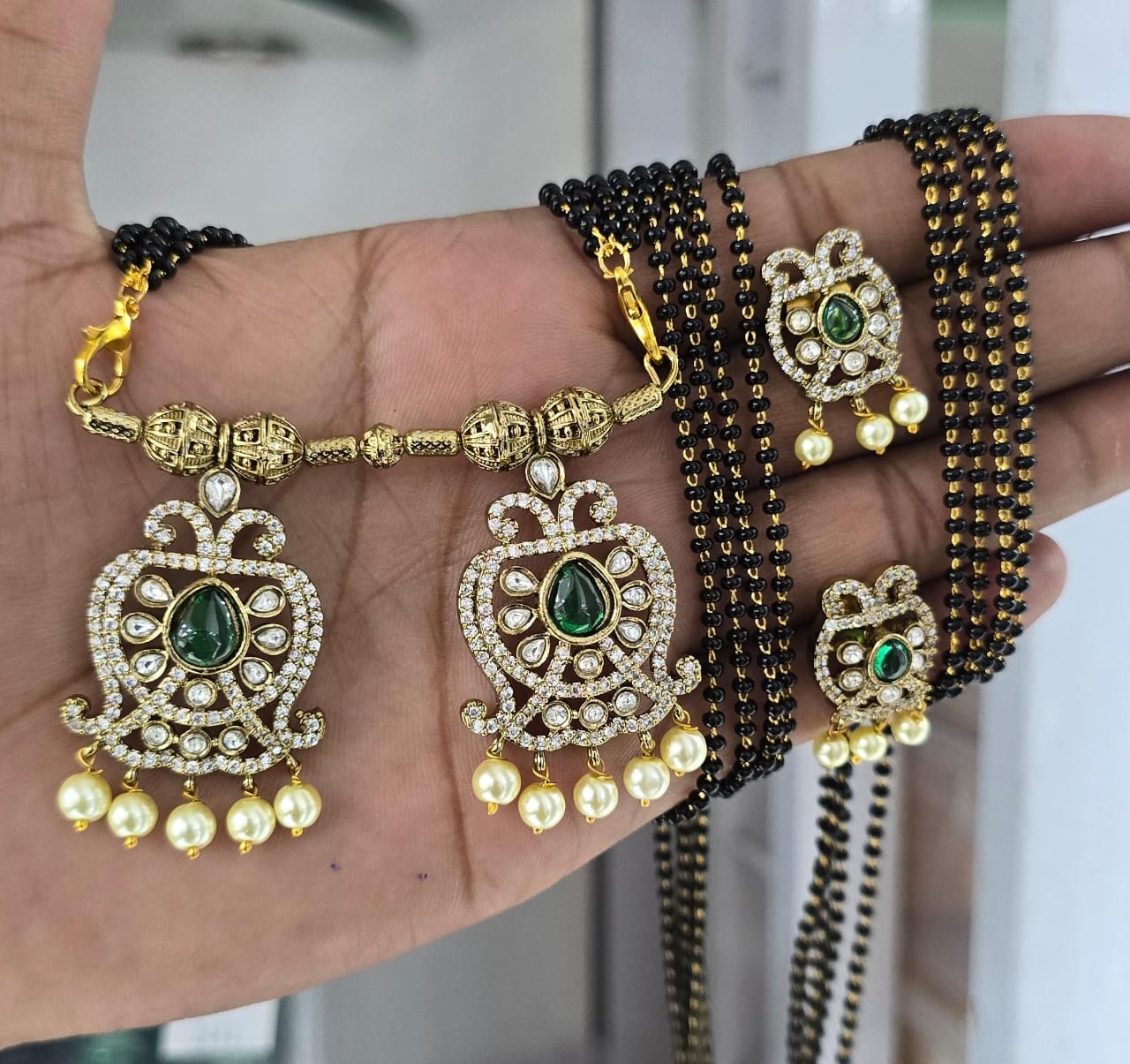 Alloy Gold-plated Multicolor Jewel Set (Pack of 6)