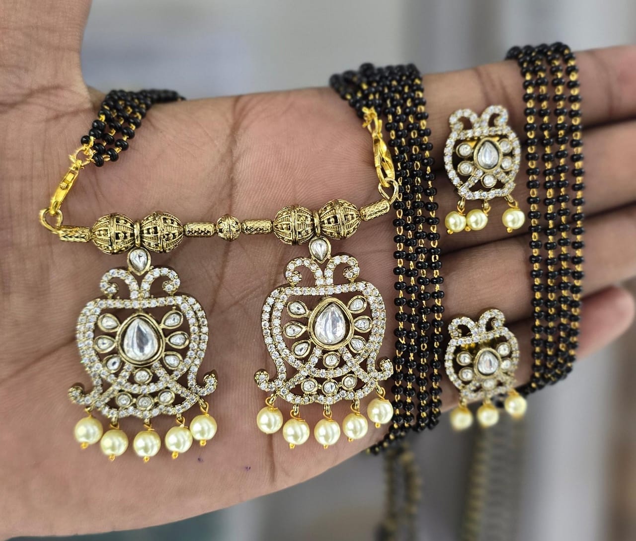 Alloy Gold-plated Multicolor Jewel Set (Pack of 6) - Image 3